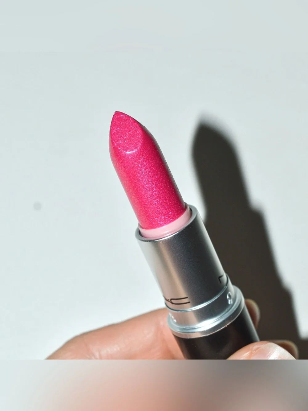 MAC Cosmetics Metallic Lipstick *IONIZED IRIS* Extra Rare LE Bright Magenta BNIB